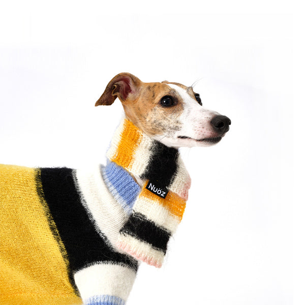 Fluffy Rainbow Pet Scarf