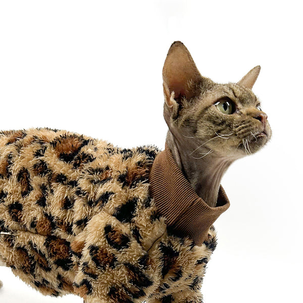 Cat Leopard Print Coat